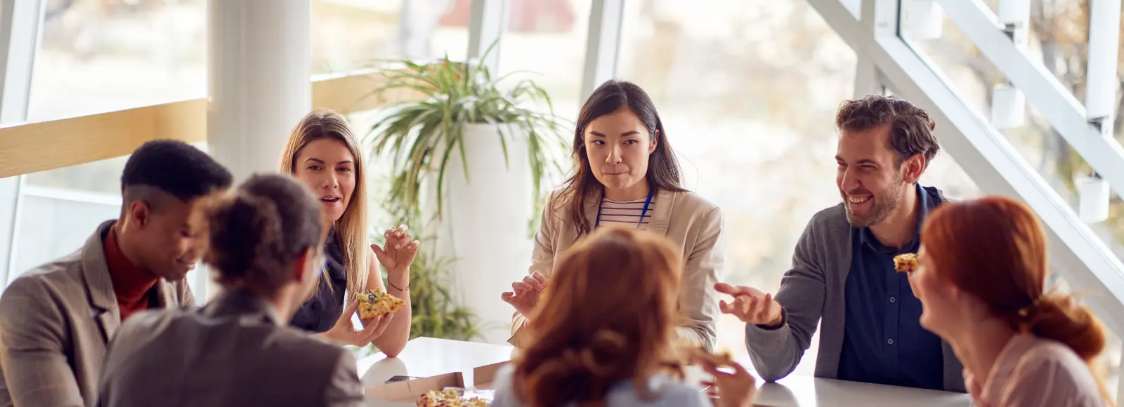 employé d'une entreprise en réunion