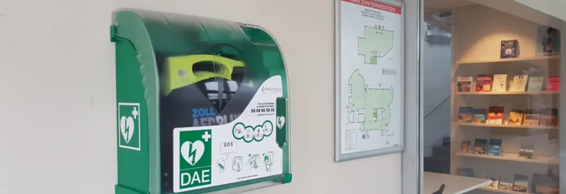 défibrillateur dans une mairie